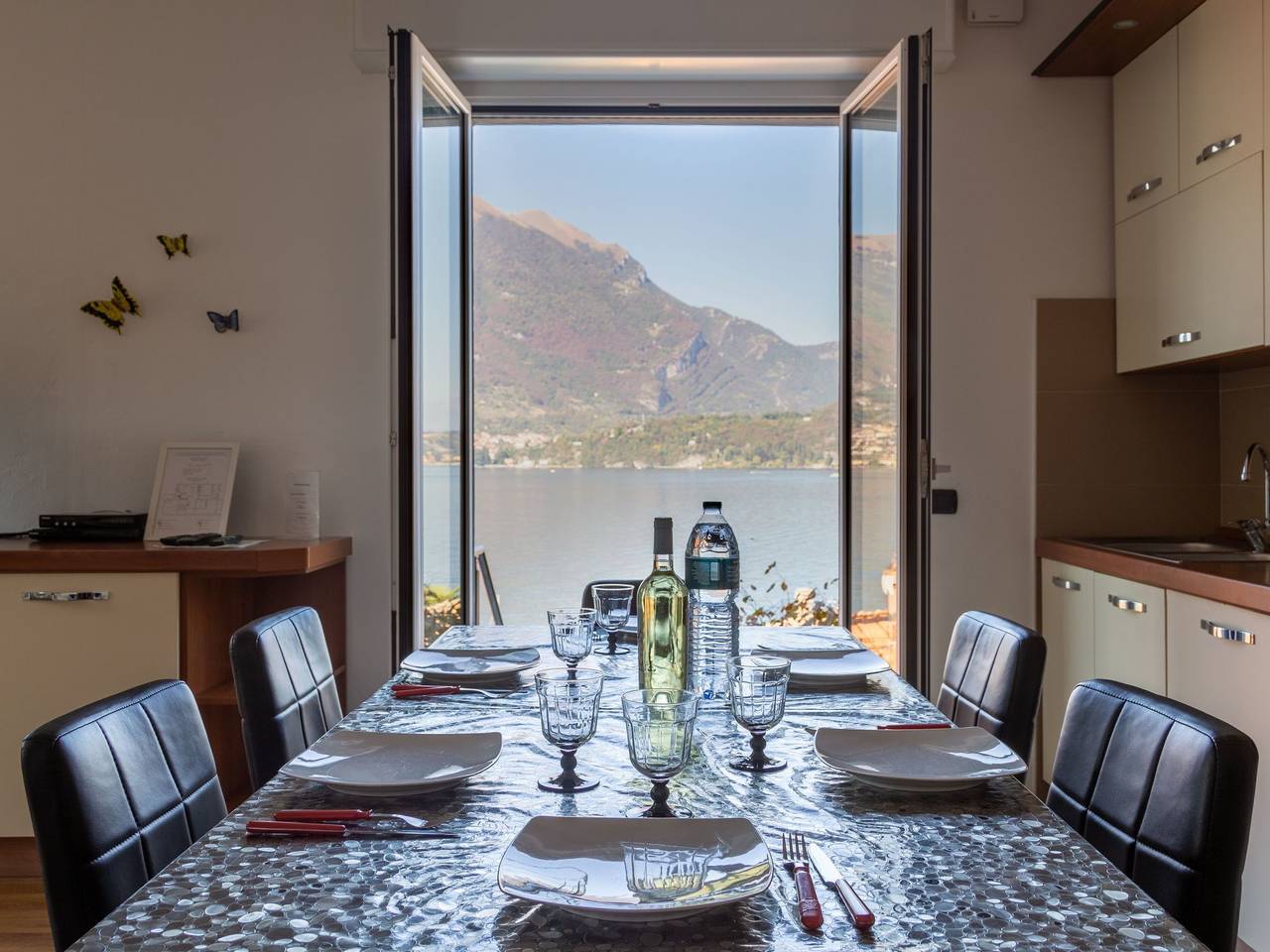 Appartement entier, Mit Blick auf den Comer See in Lezzeno, Lac de Côme