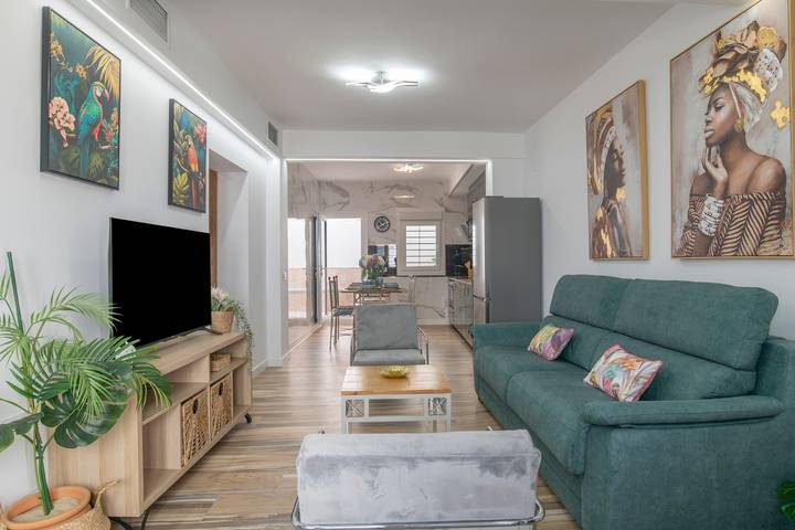 Apartamento 'Casa Parque Benavente' con terraza privada, Wi-Fi y aire acondicionado in Conil de la Frontera, Costa de la Luz
