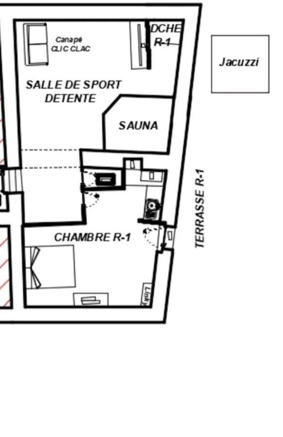 Appartement de vacances pour 4 personnes, avec terrasse et piscine ainsi que vue et sauna, animaux acceptés - 1