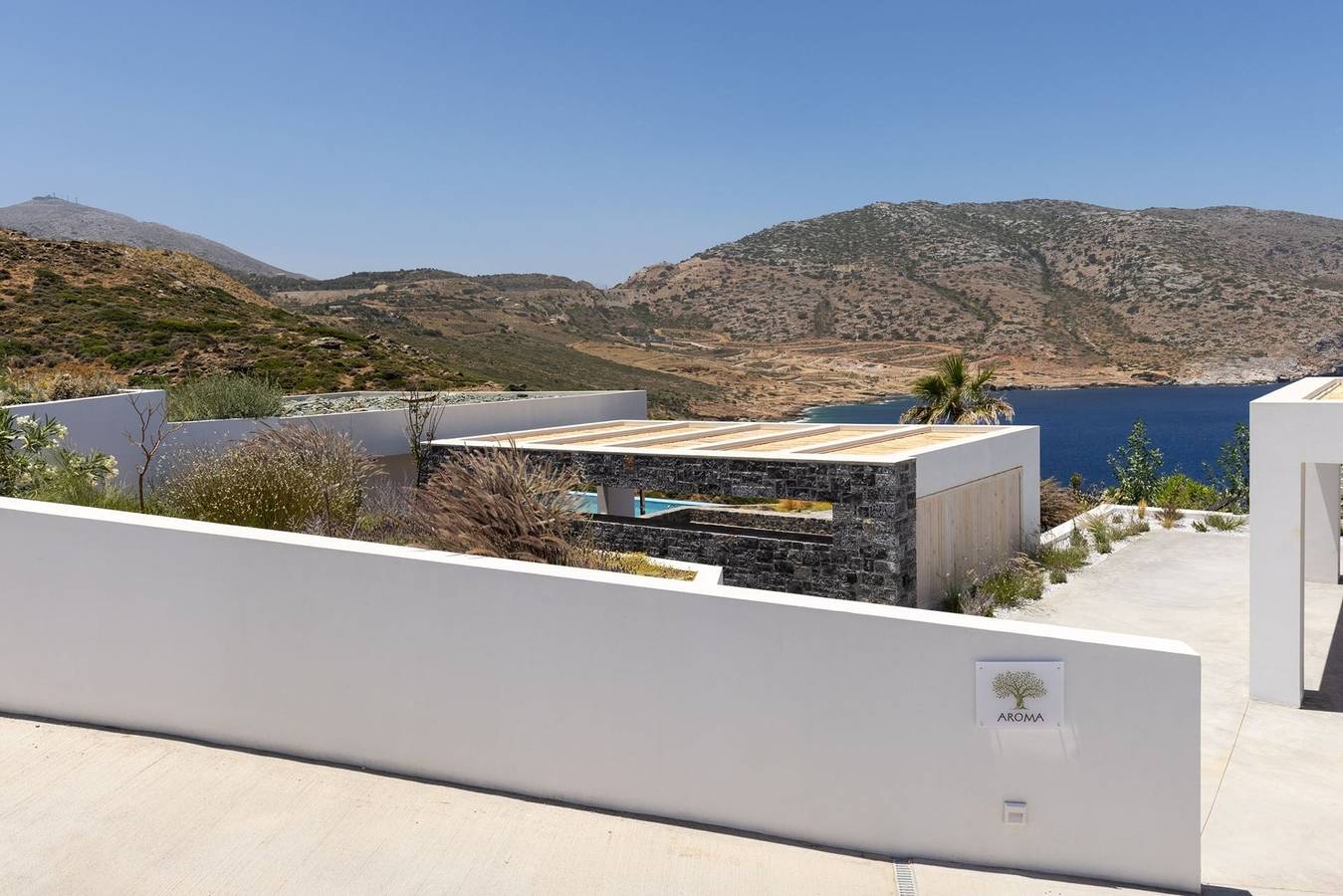 Villa für 12 Personen mit Terrasse in Agia Pelagia, Achlada