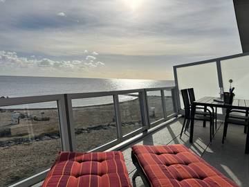 Ferienwohnung für 4 Personen, mit Balkon und Balkon/Terrasse sowie Sauna, mit Haustier in Brodersby