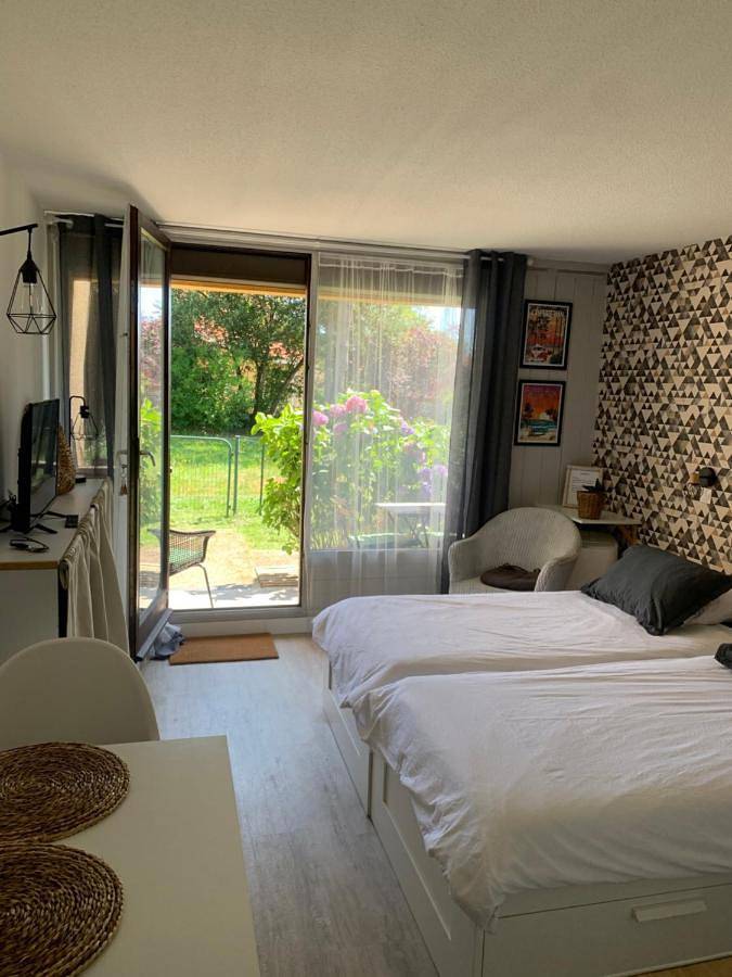 Appartement de vacances pour 2 personnes, avec terrasse et jardin, animaux acceptés