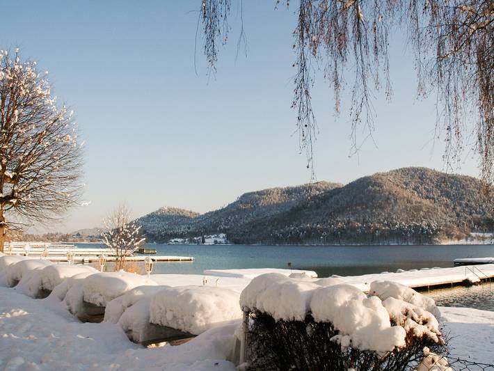 Ferienwohnung für 6 Personen, mit Balkon und Garten sowie Ausblick am Klopeiner See