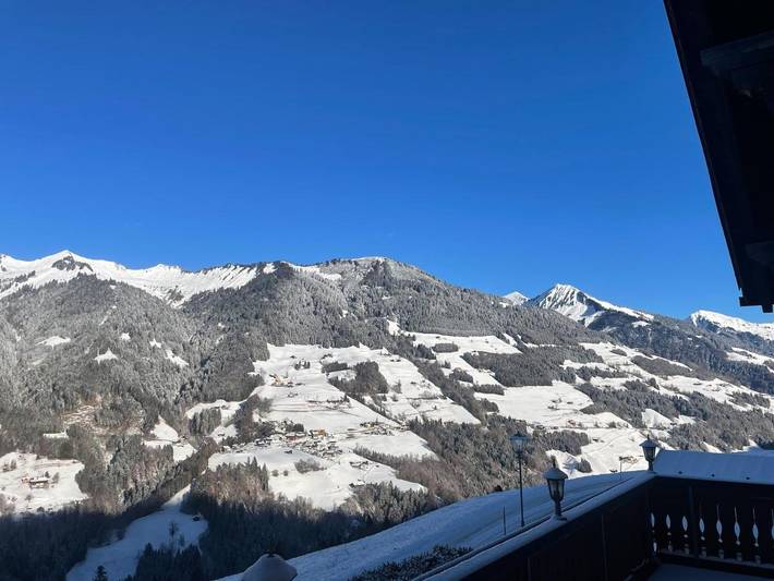 Ferienwohnung für 4 Personen, mit Garten und Ausblick, mit Haustier in Raggal