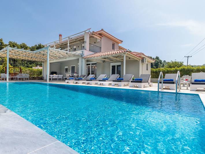 Ferienhaus für 10 Personen, mit Balkon und Terrasse sowie Garten und Pool auf Skopelos - 2