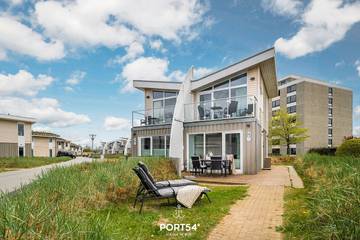 Ferienhaus mit Meerblick für 4 Personen, mit Sauna und Garten an der Kieler Bucht