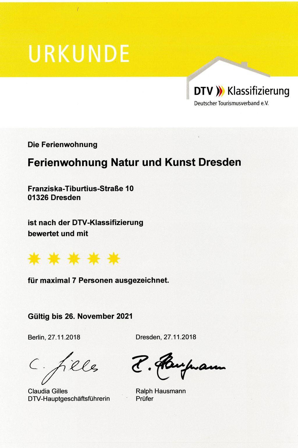 Ganze Wohnung, 5-Sterne (Deutscher Tourismusverband) - Erholung wie ein König - in Loschwitz, Dresden