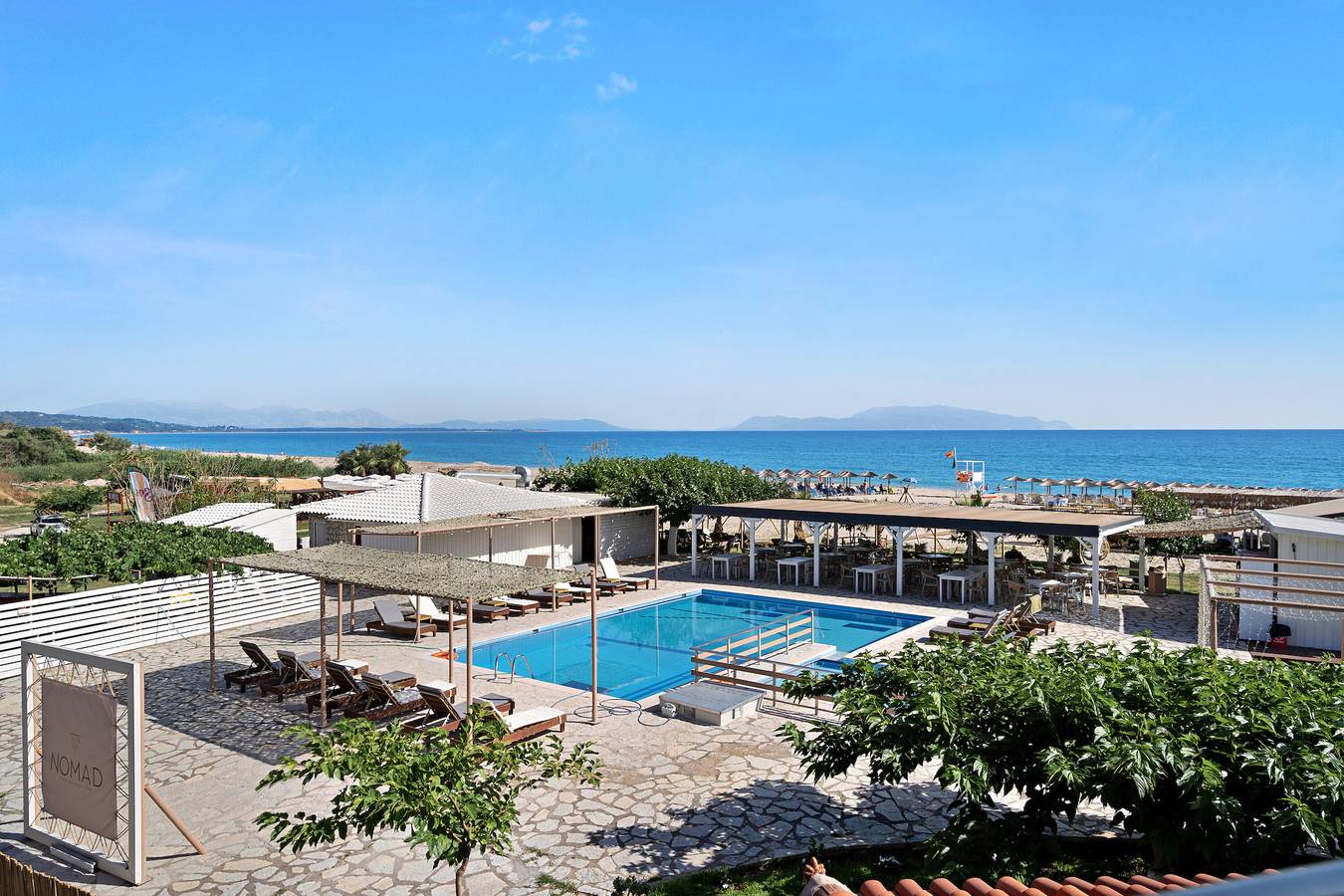 Ganzes Studio, Einzimmerapartment 'Iguana 1' mit Gemeinschaftspool, Wlan und Klimaanlage in Preveza Regionalbezirk