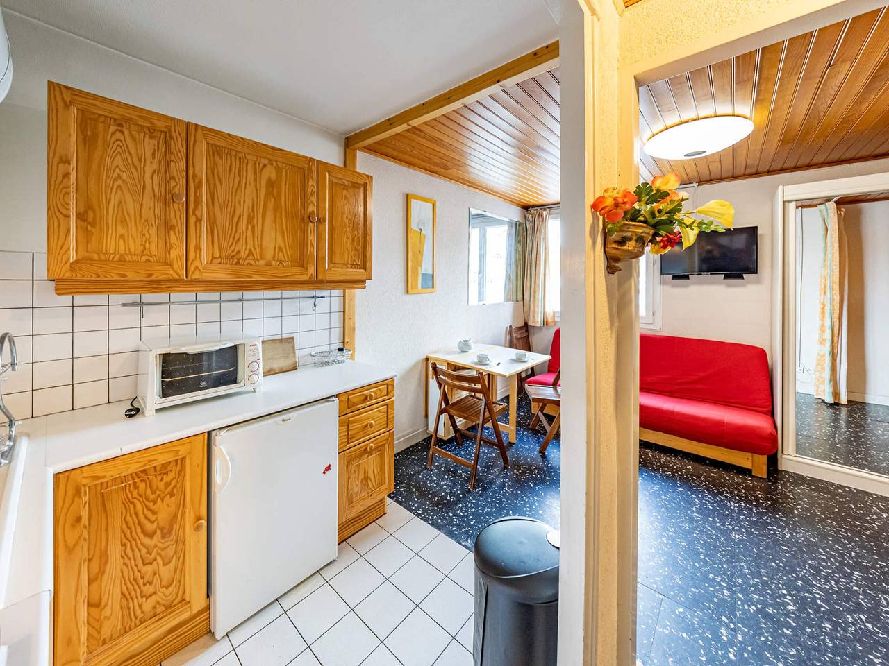Ganzes Studio, Studio für 4 Pers an der Piste, St-François-Longchamp, 26m² in Saint-François-Longchamp, Le Grand Domaine