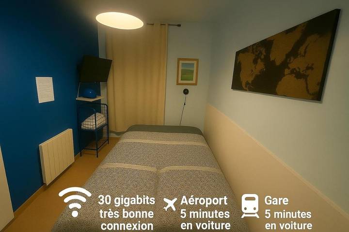 Appartement de vacances pour 2 personnes, avec jardin et vue