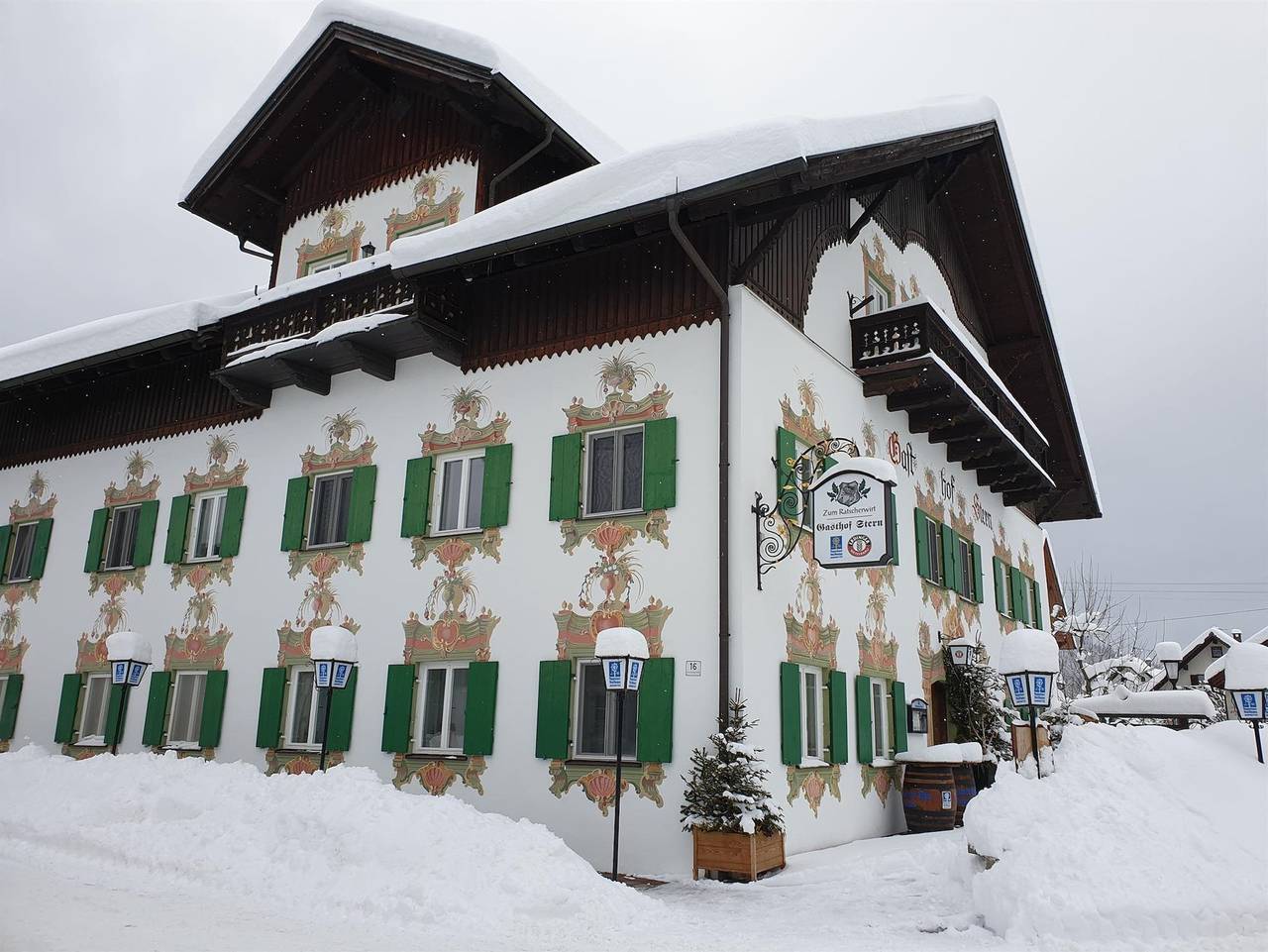 Ganze Ferienwohnung, Gasthof Stern - Ferienwohnung Schlüsselblume in Unterammergau, Bayerische Alpen