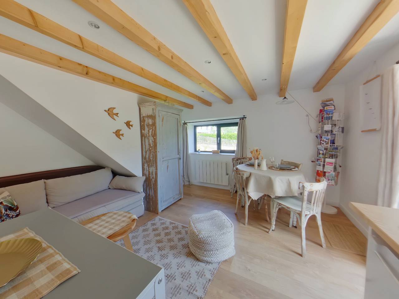 Ganze Wohnung, Gemütliche T2-Wohnung mit Terrasse - 2 Pers. in Bois-d'Amont, Regionaler Naturpark Hochjura