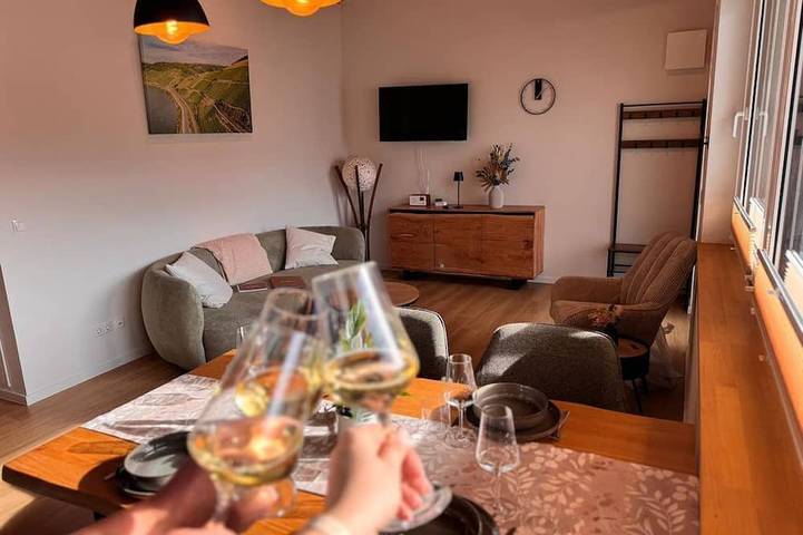 Gîte pour 4 personnes, avec balcon à Spay (Allemagne)