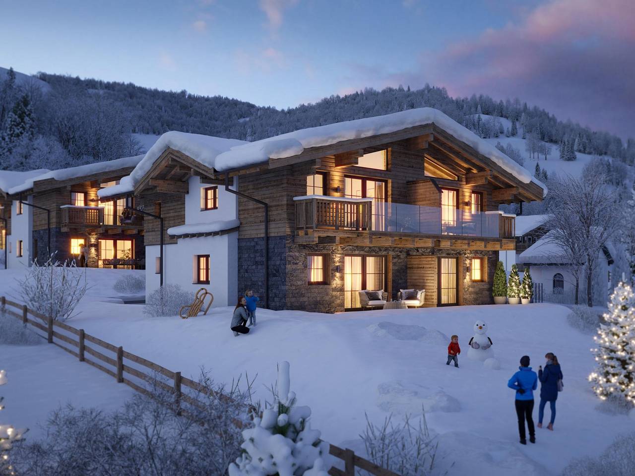 Modern chalet with pine sauna by the ski lift in Wagrain, Ski Amadé