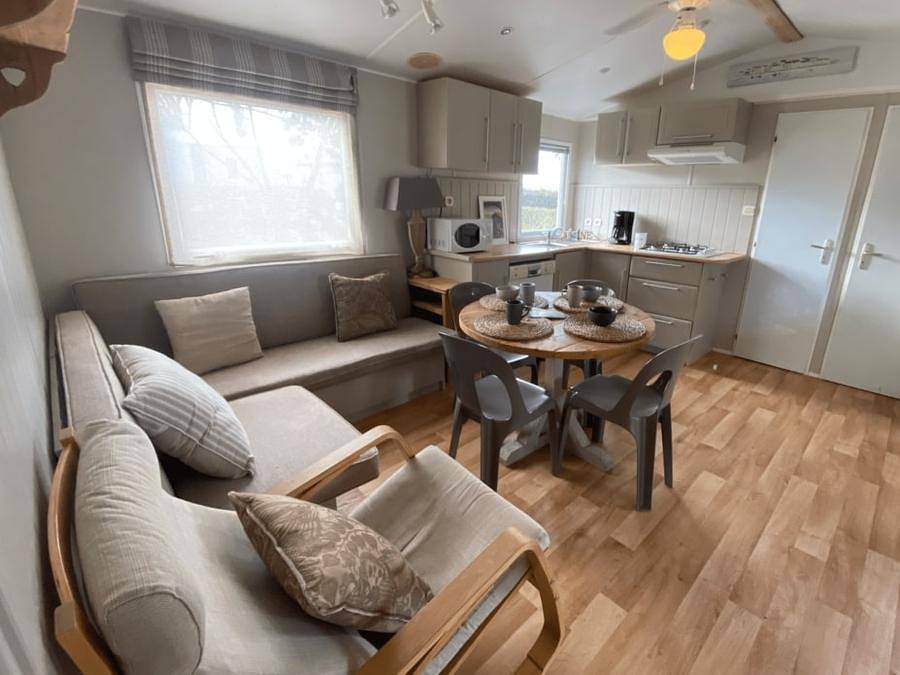 Camping Ostrea - Mobilhome 4 personnes - La Baie, Mobil Home 2 Chambres - 4 pers in Dolus-d'Oléron, Côte de Beauté