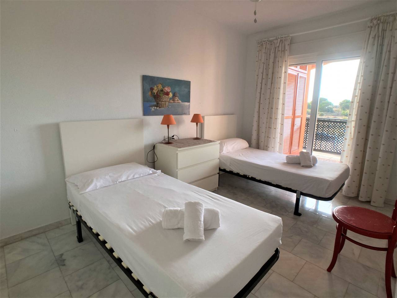 Appartement entier, Appartement confortable avec piscine et jardin, à 1 km de la plage in Mar Menor, Costa Cálida