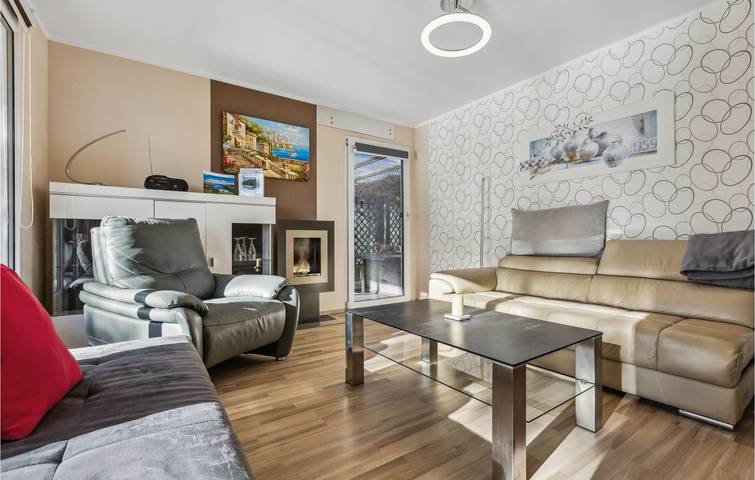 Gemütliche Seeblickwohnung mit Sauna & Terrasse, 1,5km nach Zadelsdorf in Bungalowdorf Zadelsdorf, Zeulenroda-Triebes