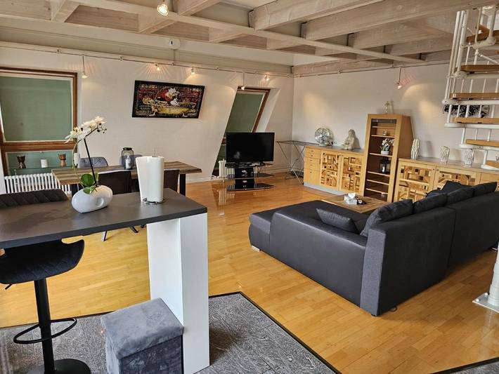 Ferienwohnung für 3 Personen, mit Terrasse und Garten