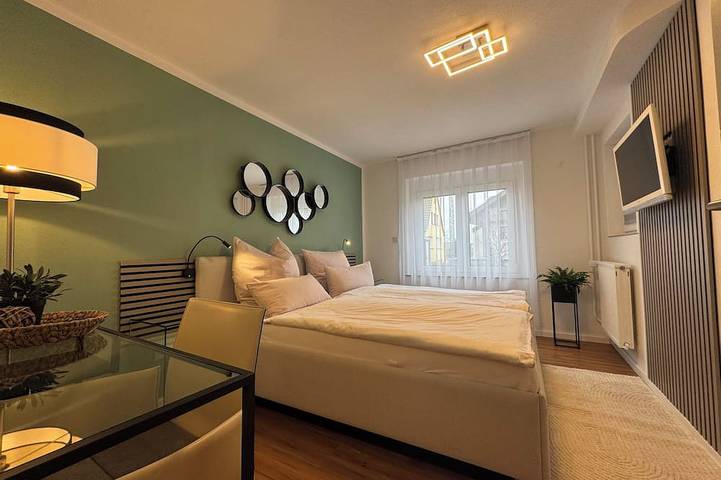 Ferienwohnung für 3 Personen, mit Terrasse und Garten sowie Sauna