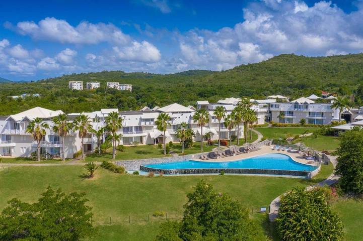 Hôtel pour 4 personnes, avec vue et jardin ainsi que bassin pour enfant et piscine dans Anse Corps de Garde