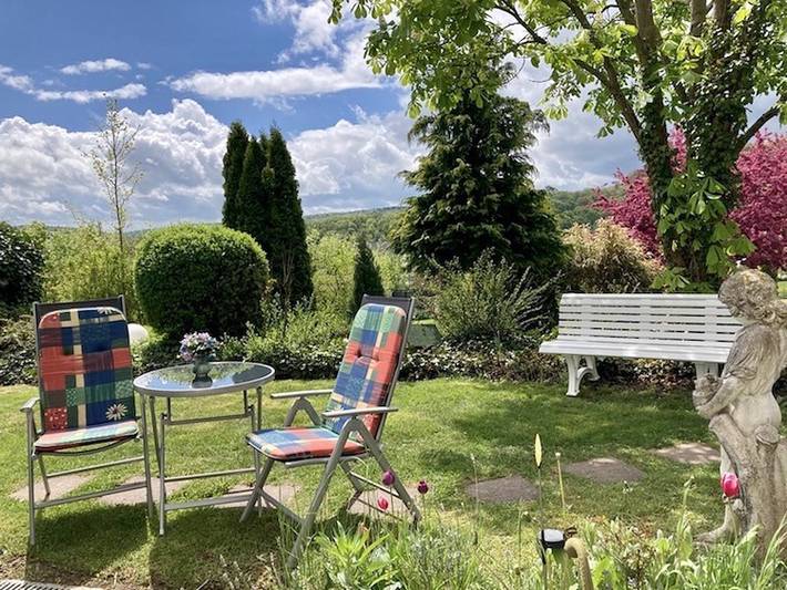 Ferienwohnung für 4 Personen, mit Balkon und Balkon/Terrasse sowie Terrasse und Garten in Rhön-Bayern - 2