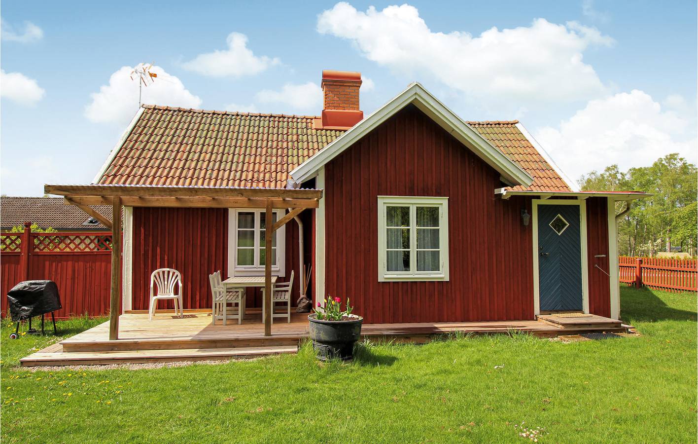 Ferienhaus für 4 Personen mit Terrasse in Bolmen