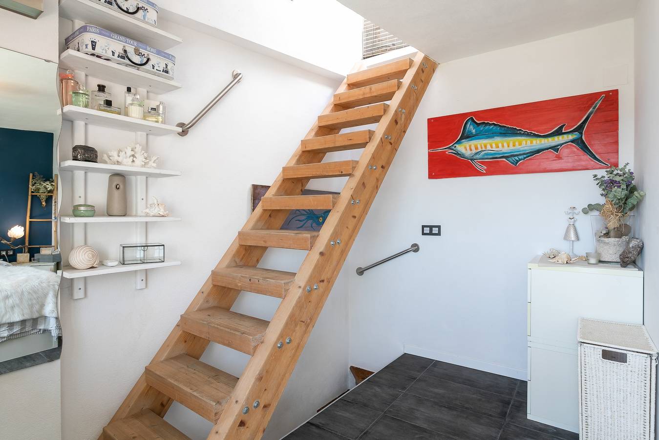 Vakantiehuis "Casita Kunterbunt" met Uitzicht op Zee, Terras & Wifi, foto 12