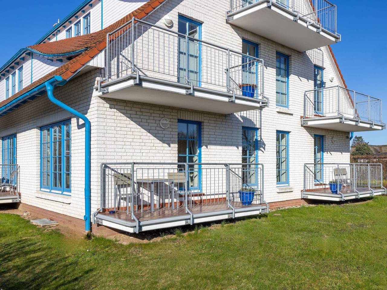 Ganze Ferienwohnung, Ferienwohnung Seeschwalbe im Birkenhof am Meer Ofc 09 - 4-Raum-Fewo, 3 Schlafräume max.6 Erw.+1 Baby in Börgerende, Börgerende-Rethwisch
