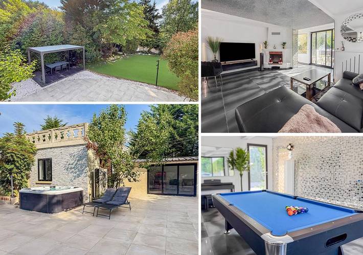 Location de vacances pour 8 personnes, avec jardin ainsi que jacuzzi et sauna à Triel-sur-Seine - 3