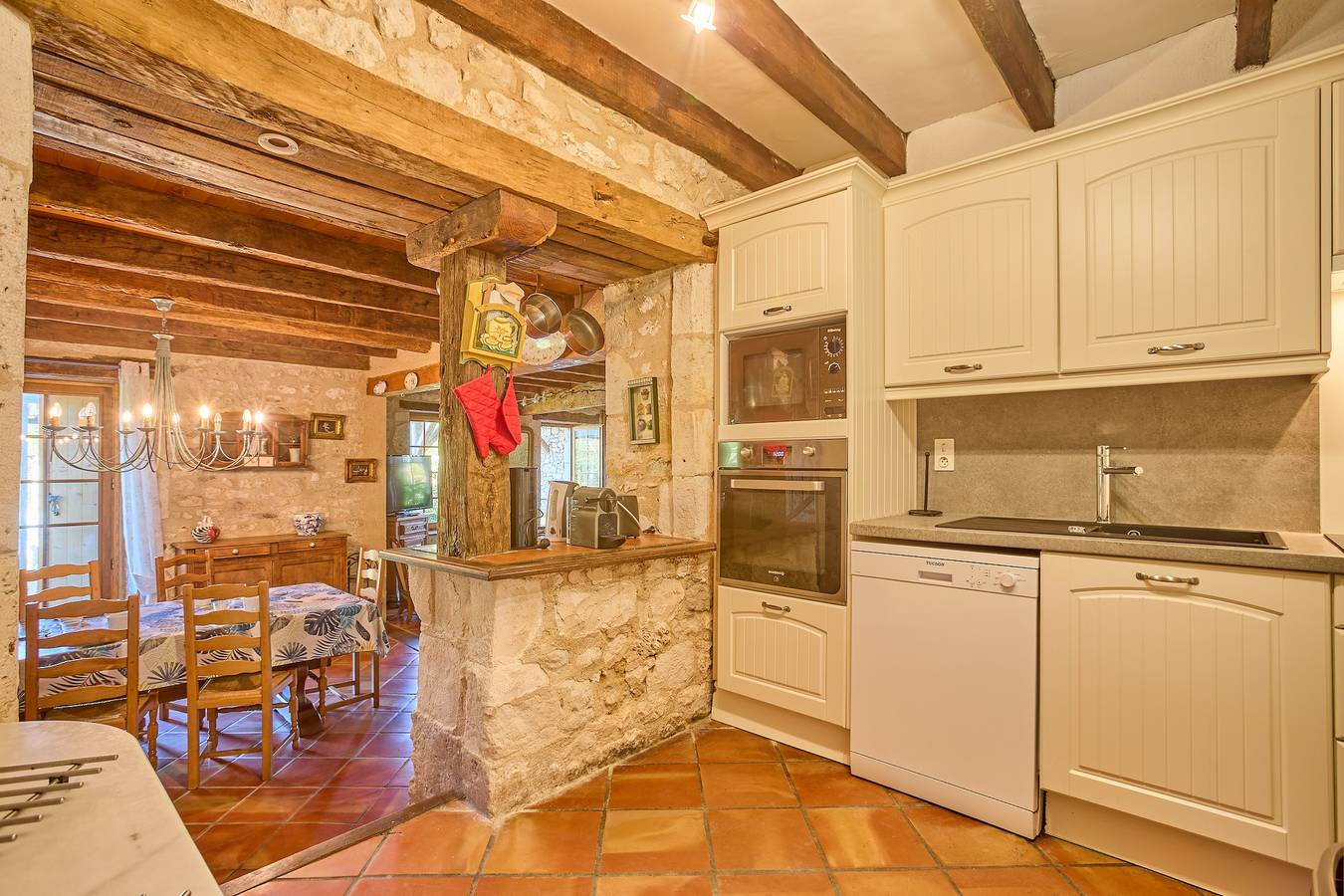 Le Four - Piscine Privée in Thénac, Périgord Pourpre