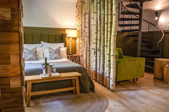 Ferienwohnung für 4 Personen, mit Terrasse und Garten sowie Ausblick