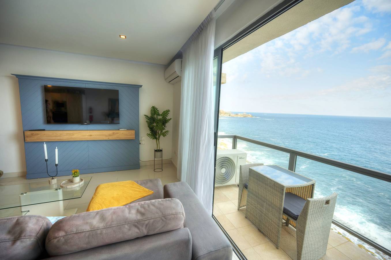 Appartamento intero, Appartamento vacanze per 6 persone con balcone in Sliema, Isola di Malta