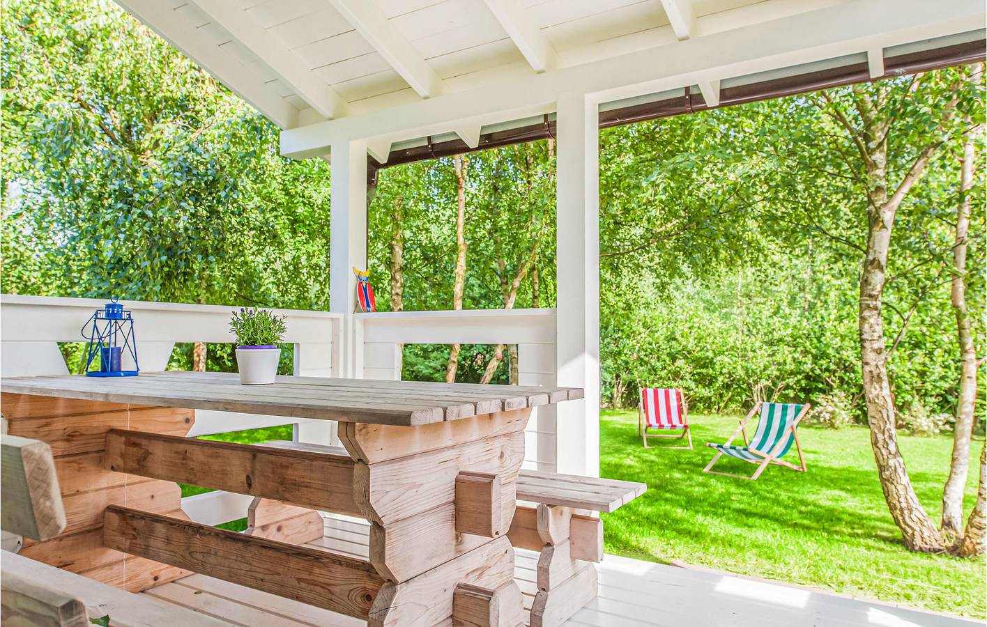 Ferienhaus für 4 Personen mit Terrasse in Przewłoka, Polnische Ostsee