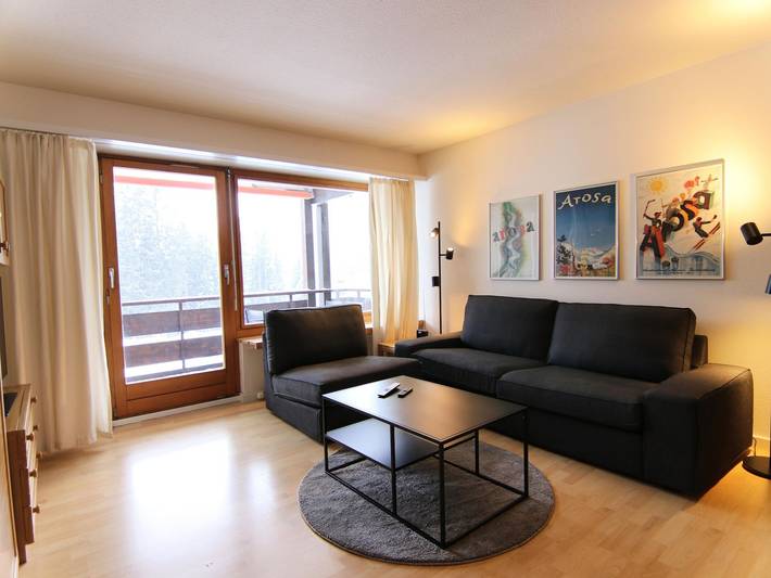 Ferienwohnung für 3 Personen, mit Balkon und Pool sowie Sauna in Arosa - 3