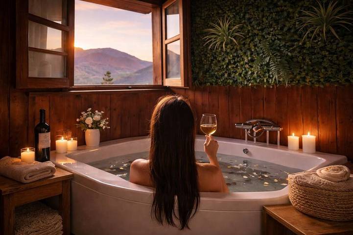 Holiday home for 3 people, with hot tub and terrace - 1