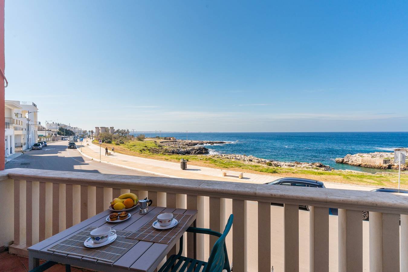 Ganze Wohnung, Apartment „Azzurra Home Holidays“ mit Meerblick, Balkon und Klimaanlage in Nardò, Nardò (gemeinde)