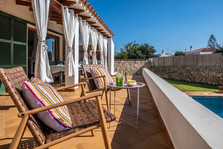 Chalet para 8 personas, con piscina y terraza en Menorca - 2