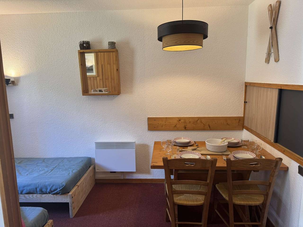 Appartement de vacances entier, La Lauzière Dessus 27 - Studio divisible avec terrasse plein sud in Valmorel, Les Avanchers-Valmorel