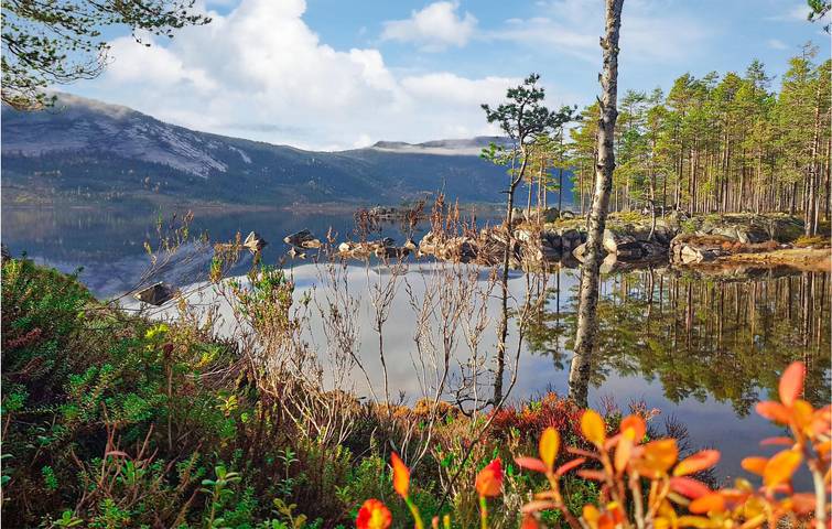 Ferienhaus für 5 Personen, mit Terrasse und Ausblick sowie Seeblick und Garten in Ost-Norwegen - 3