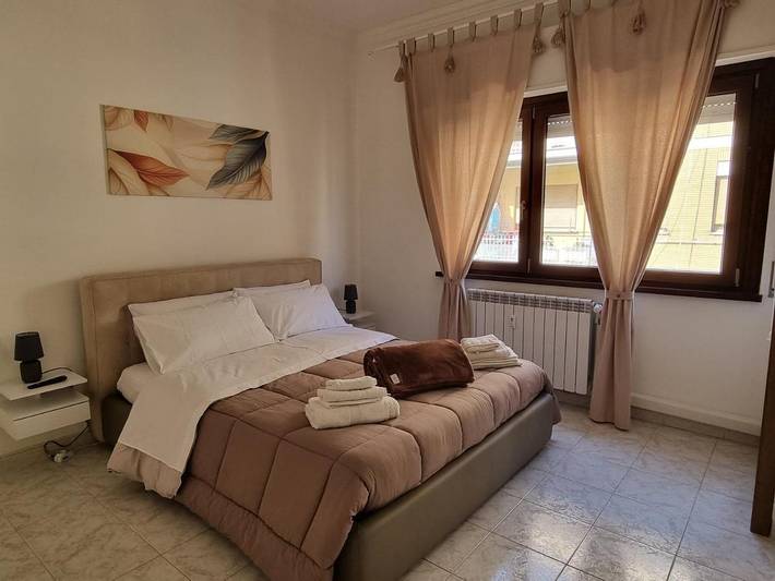 Appartamento per 4 persone, con balcone e panorama a Ostia