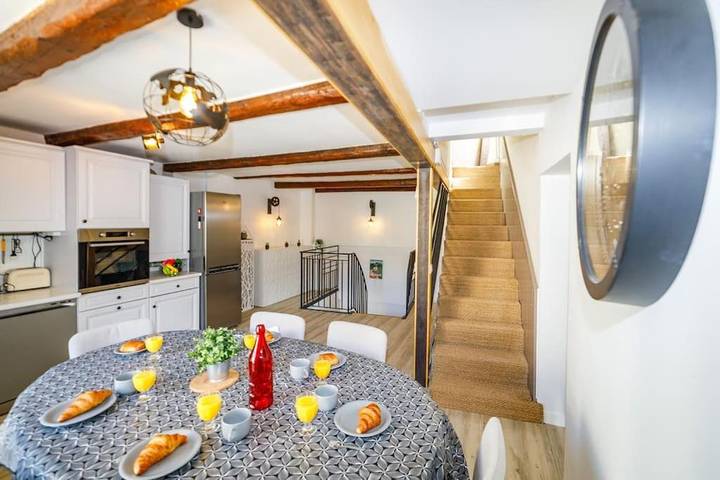 Maison de vacances pour 6 personnes, avec terrasse et vue