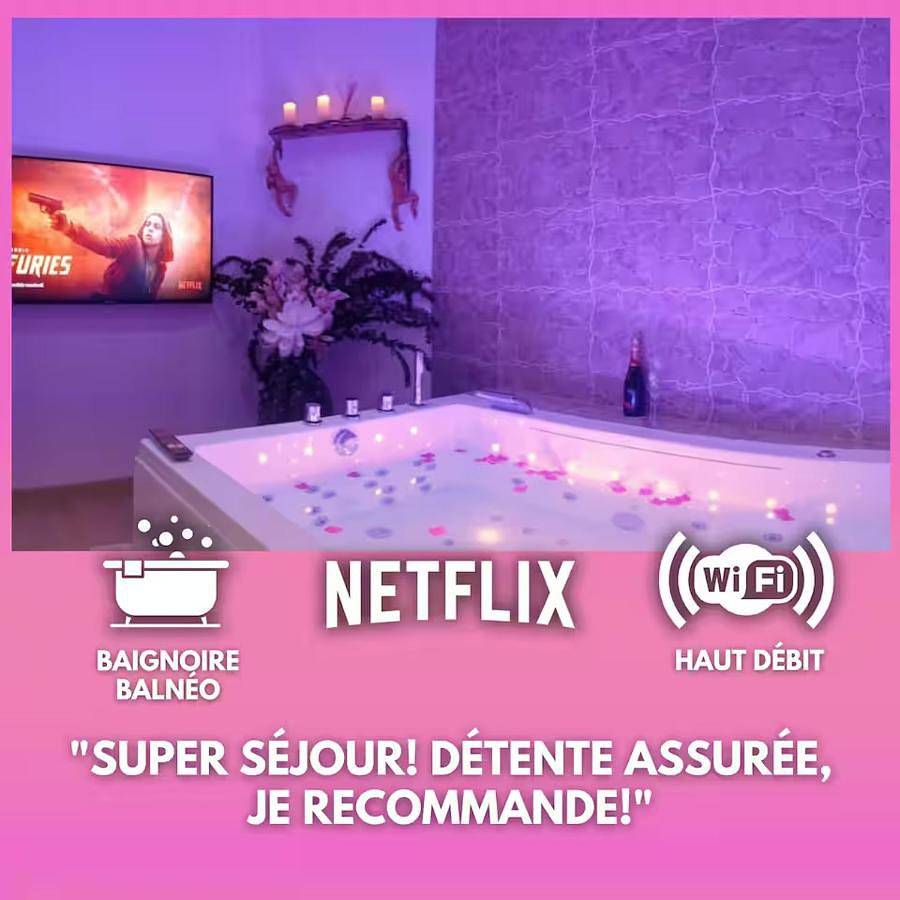Ganze Wohnung, Love room balnéo sauna Le Havre in Saint-Martin-du-Littoral, Le Havre und Umgebung