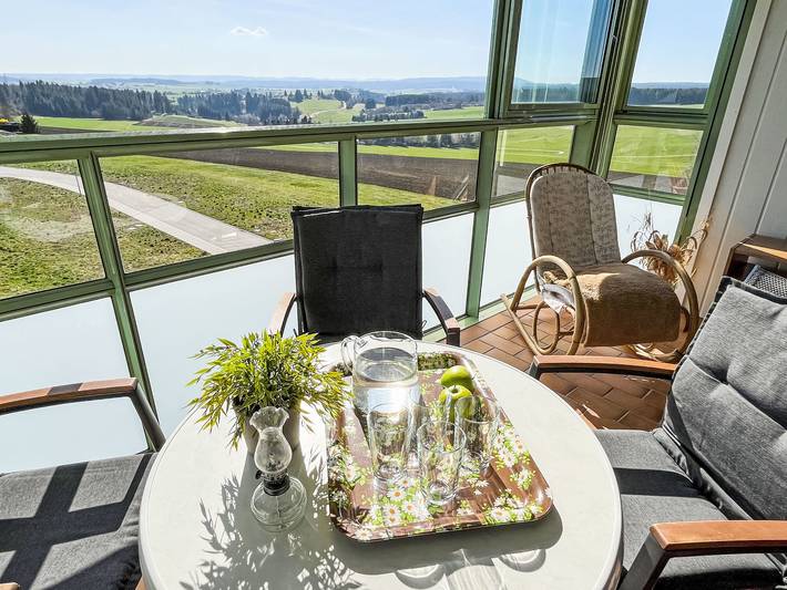 Ferienwohnung für 3 Personen, mit Ausblick und Balkon, mit Haustier in Löffingen