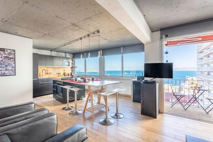 Gîte pour 4 personnes, avec vue et balcon, animaux acceptés dans Port du Vallon des Auffes - 4
