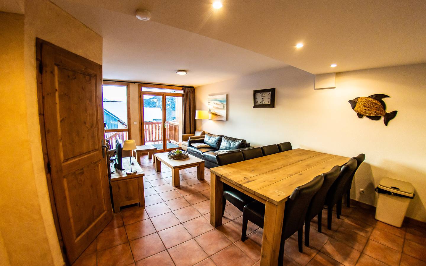 Casa de vacaciones para 10 personas con terraza in Saint-François-Longchamp, Le Grand Domaine