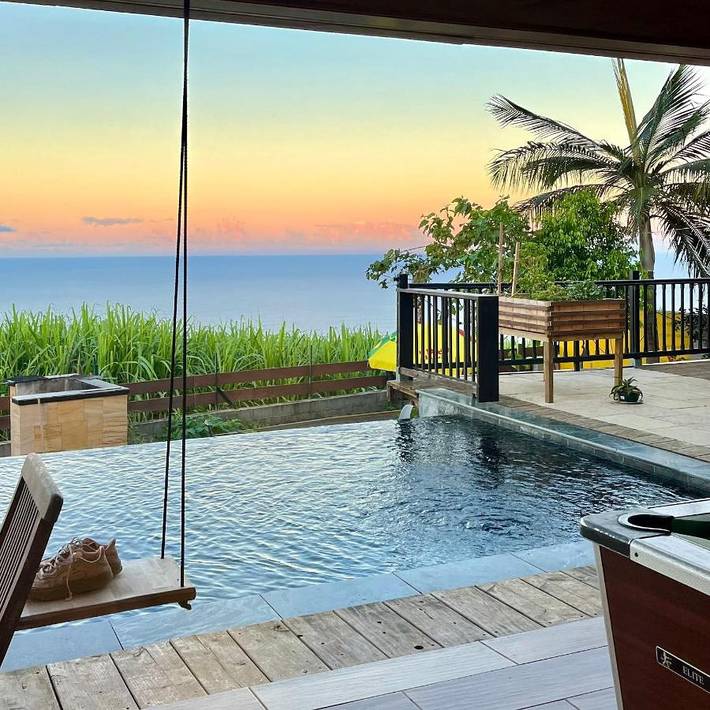 Auberge pour 2 personnes, avec piscine ainsi que jardin et vue