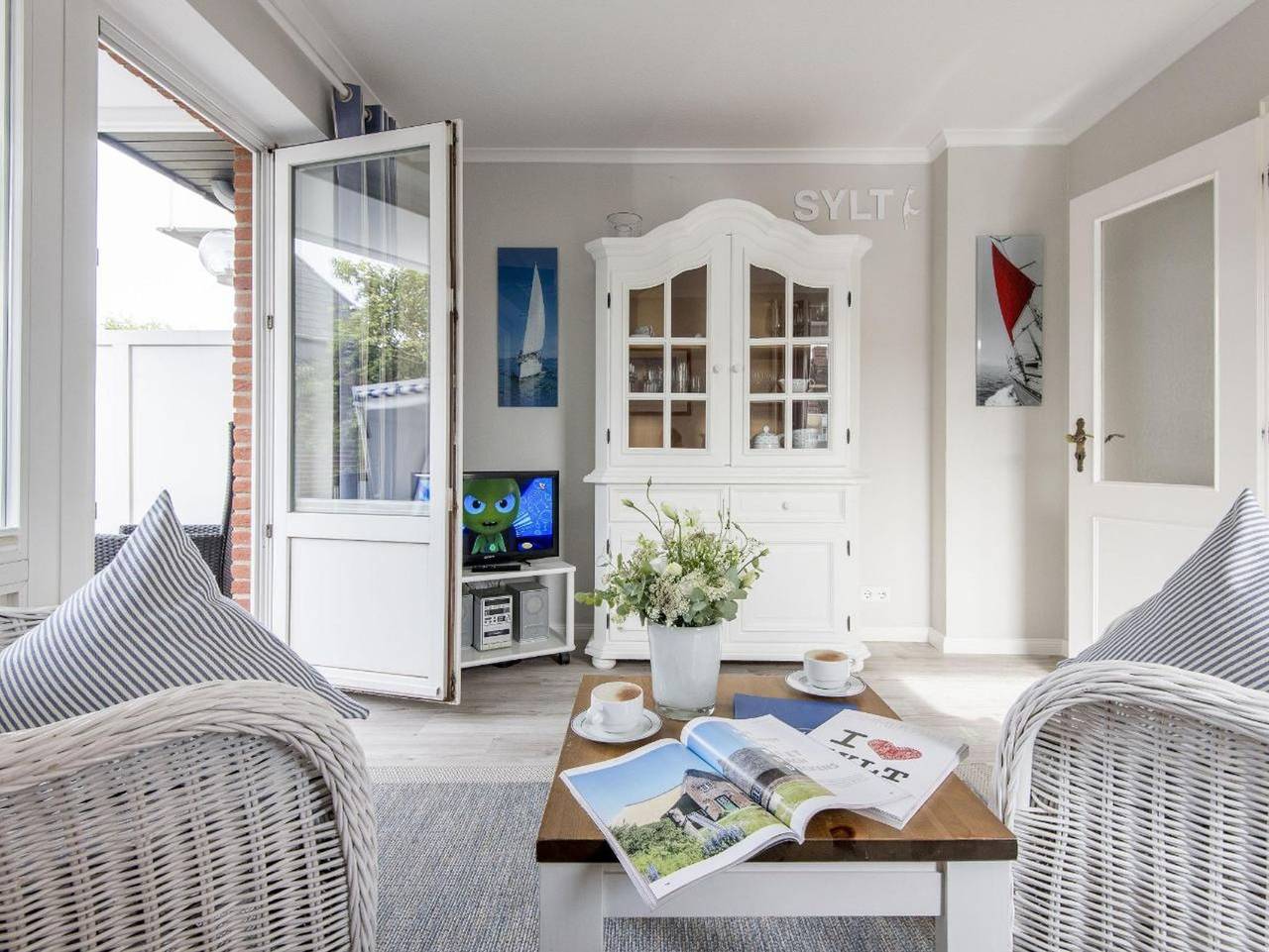 Ganze Ferienwohnung, Haus Norderstraße - Gemütlich. Terrasse. Strandkorb. in Westerland, Sylt (Gemeinde)