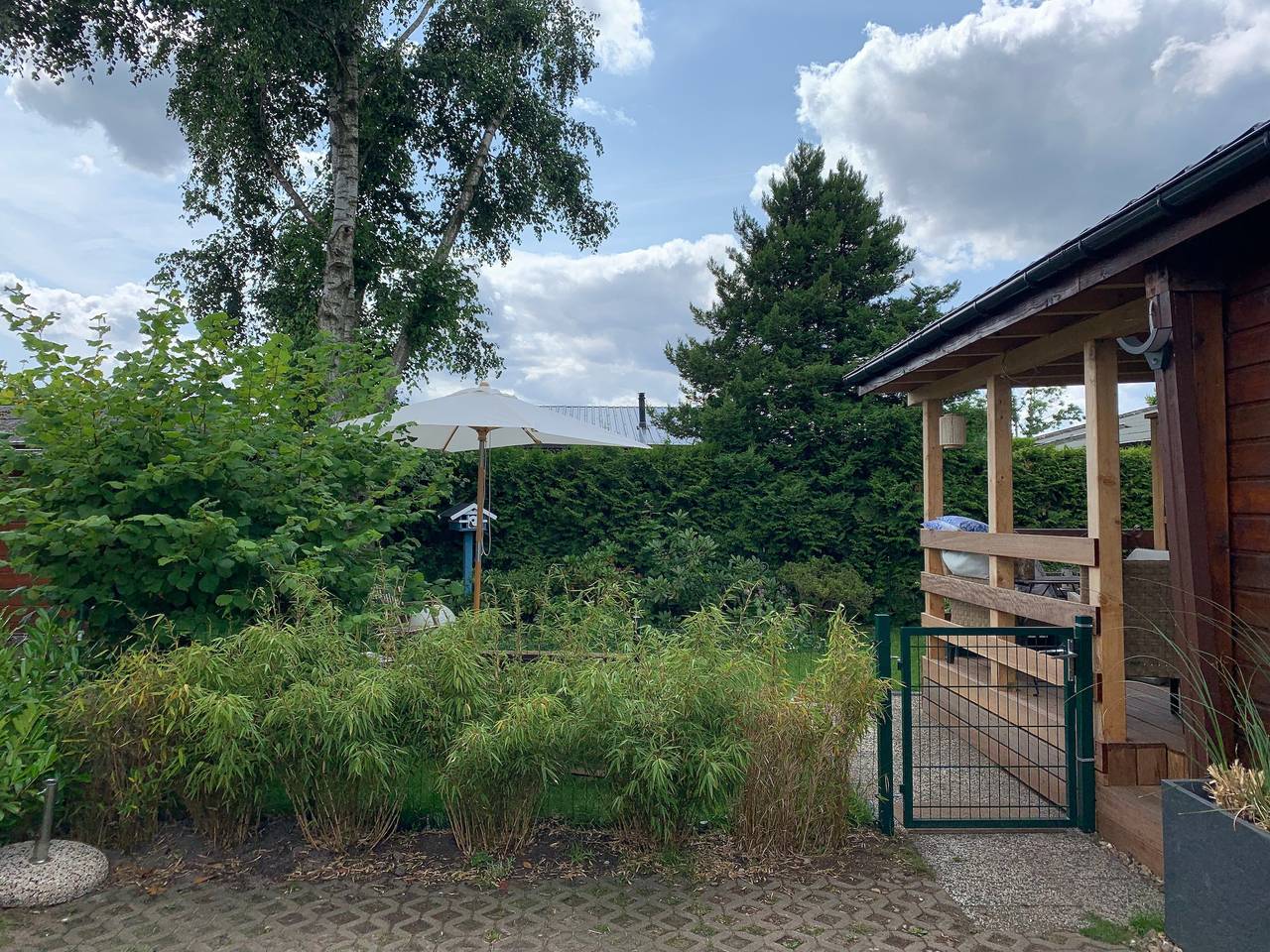 Bungalow 'Carlos zum Strand' con Terrazza Privata, Giardino Privato e Wi-Fi in Thülsfelder Stausee, Garrel