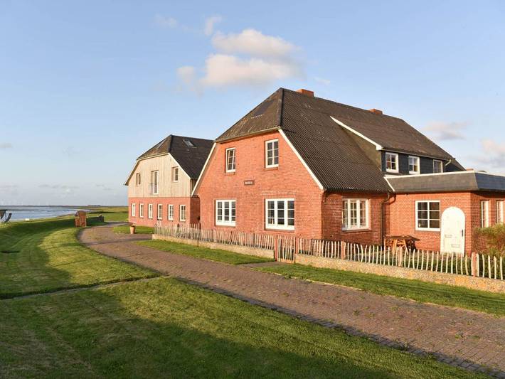 Ferienwohnung für 4 Personen, mit Garten und Terrasse sowie Seeblick, mit Haustier auf den Halligen - 4