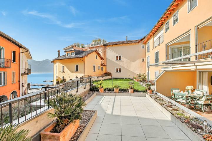 Ferienwohnung für 4 Personen, mit Terrasse und Seeblick in Ascona